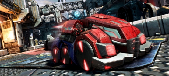 transformers fall of cybertron optimus prime vehicle