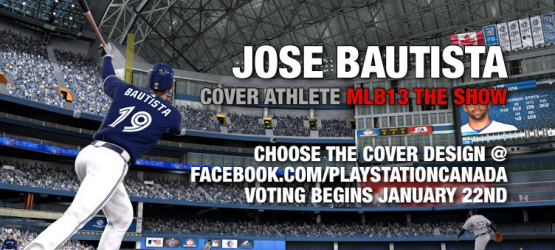 MLB 13 The Show  Jose Bautista Canada Cover Vote 