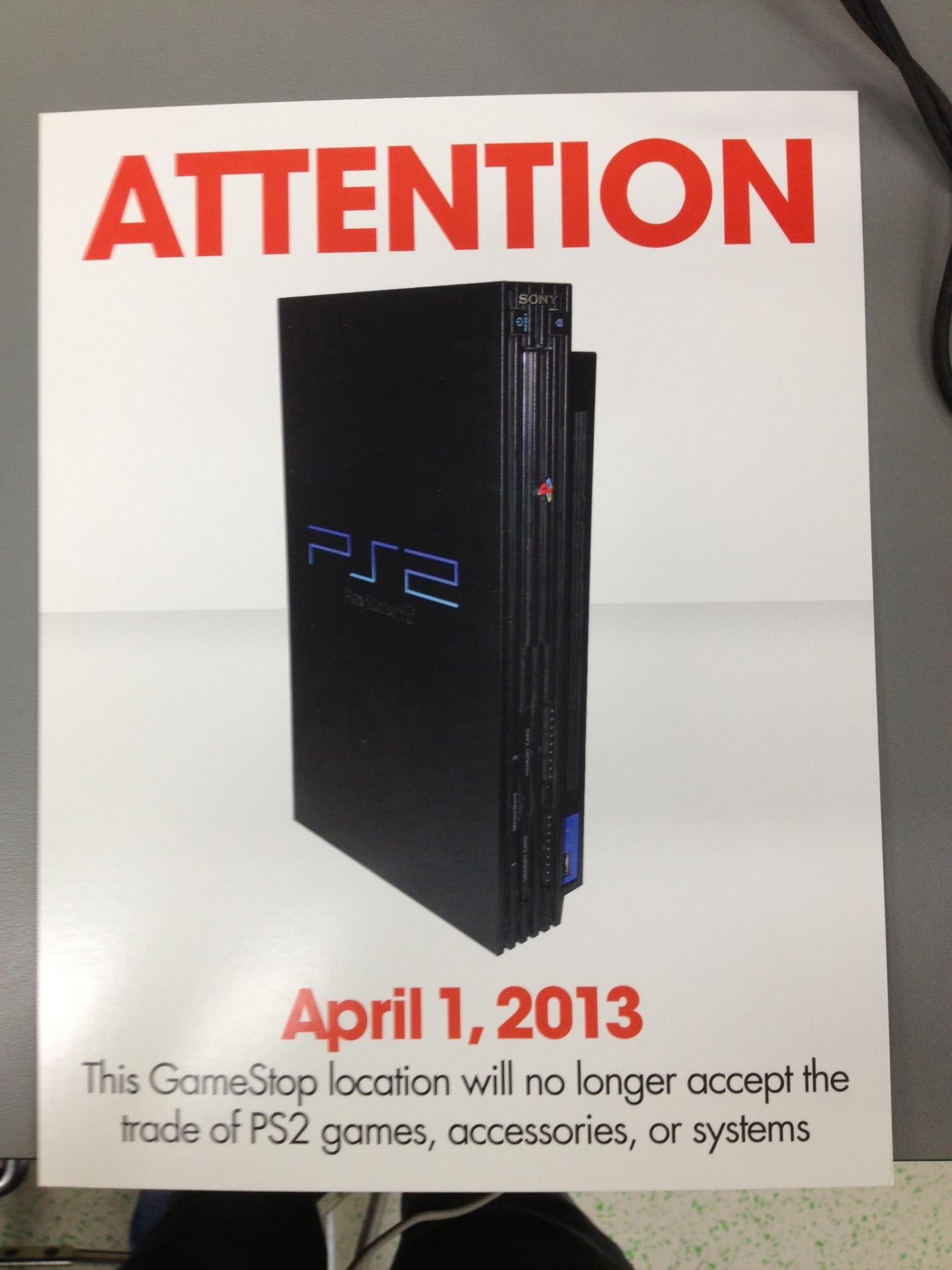 Looks Like GameStop Won't be Accepting Trade-Ins on PlayStation 2 ...