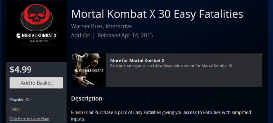Mortal Kombat X 30 Easy Fatalities