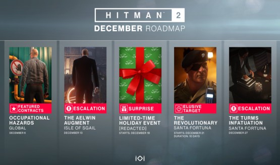 Hitman 3 Winter Roadmap Brings Santa Agent 47 and More Content