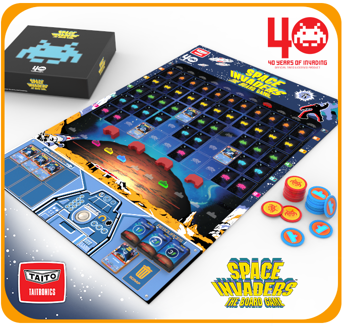 Space Invaders Board Game Kickstarter - PlayStation LifeStyle