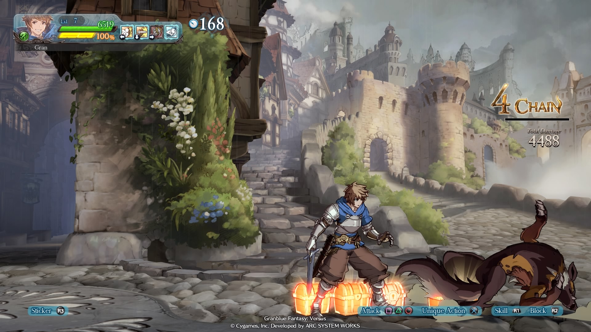 Granblue Fantasy Versus: Rising - Beta Character Select Screen 