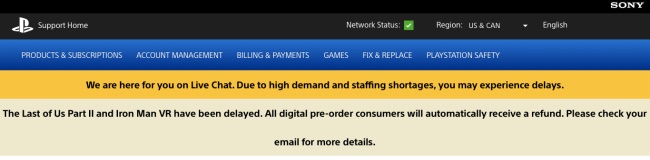 The Last of Us Part 2 PlayStation Store Listing Removed