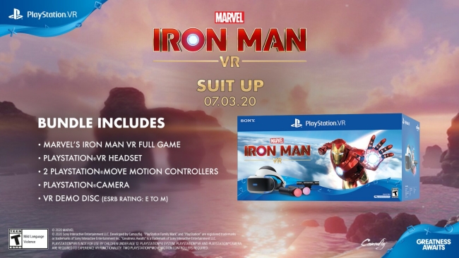 Iron man best sale vr ps4 bundle