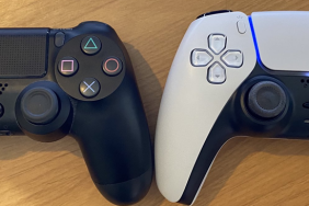 DualSense DualShock 4 comparison layered