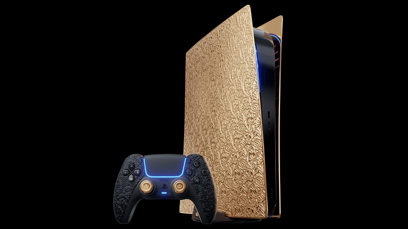 PS5 Gold Edition: Caviar lança versão do PlayStation 5 revestido