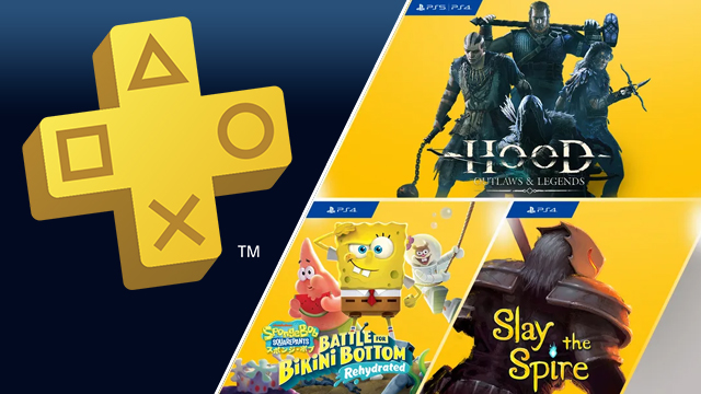 PlayStation Plus games for April: Hood: Outlaws & Legends, SpongeBob  SquarePants: Battle for Bikini Bottom – Rehydrated, Slay the Spire –  PlayStation.Blog