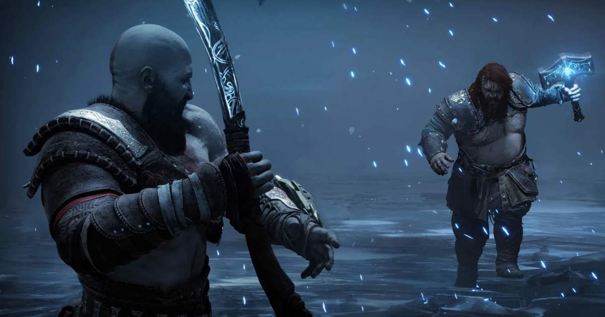 God of War PS4 - Secret Ending THOR BOSS FIGHT Preview on Make a GIF