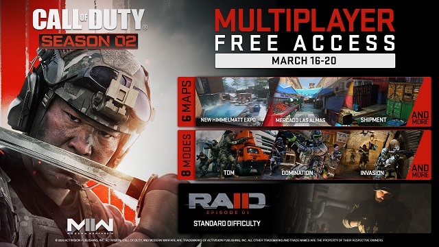 Free modern warfare deals ps4