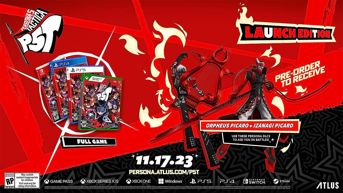 Persona 5 Tactica Deluxe Edition Revealed As Pre-Orders Go Live ...