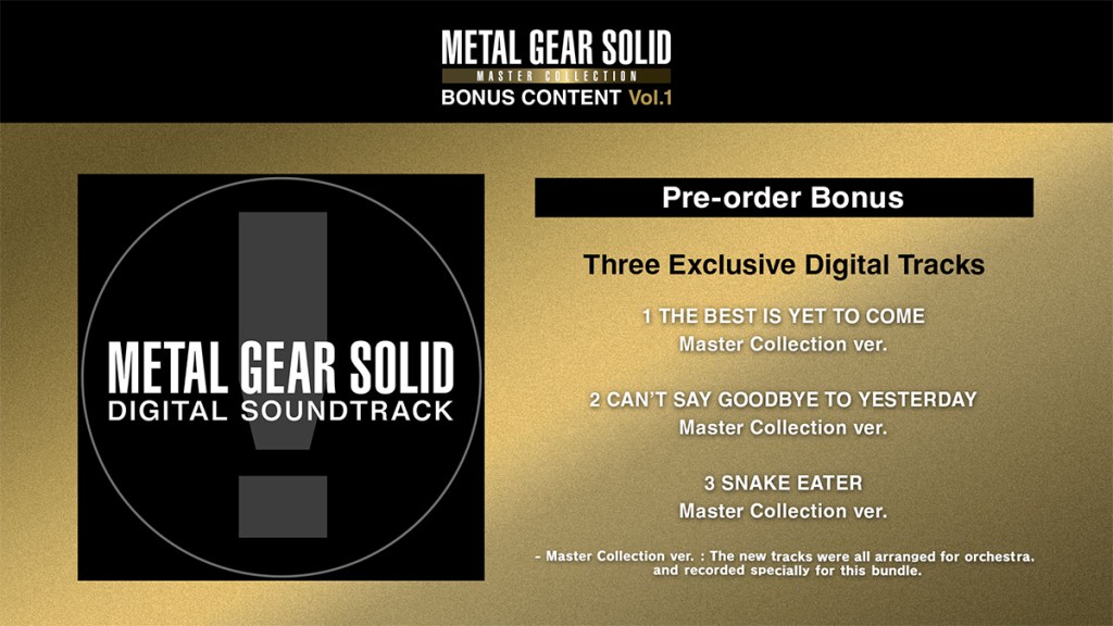 Metal Gear Solid Master Collection Vol. 1 Announced For Switch