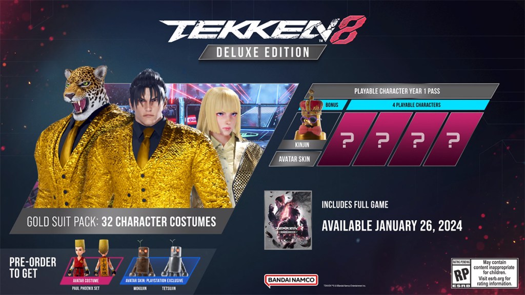 Bandai Namco to release Tekken 8 before Spring 2024