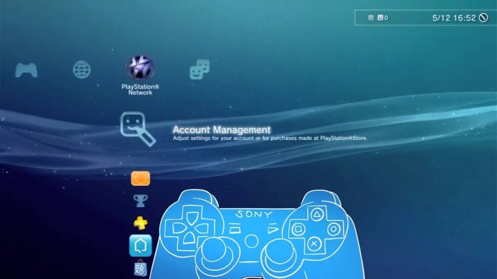 PS3 home screen feature