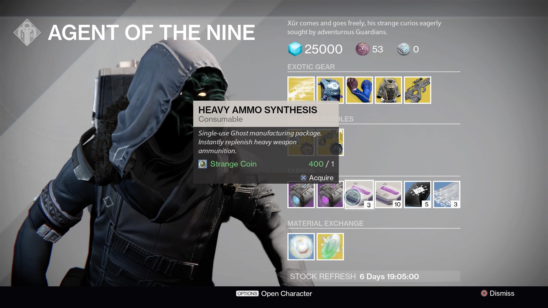 Destiny Xur May 5th 2017