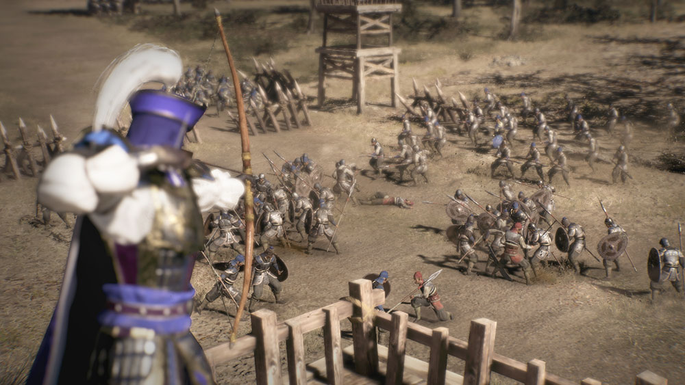 Dynasty Warriors 9 - Zhang Liao helping allies