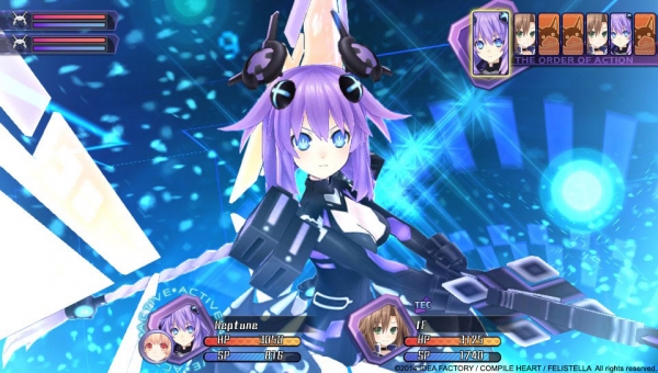 Hyperdimension Neptunia Re;Birth1 Battle